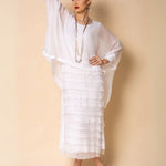 Oreana – Robe Midi à Volants Bohème Chic