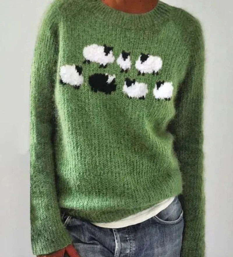 Pierina - Pull-Over Rétro Chic et Douillet