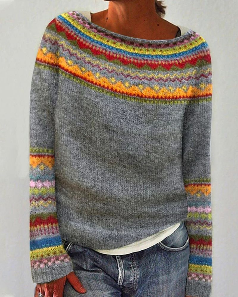 Pierina - Pull-Over Rétro Chic et Douillet