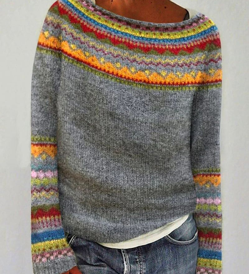 Pierina - Pull-Over Rétro Chic et Douillet