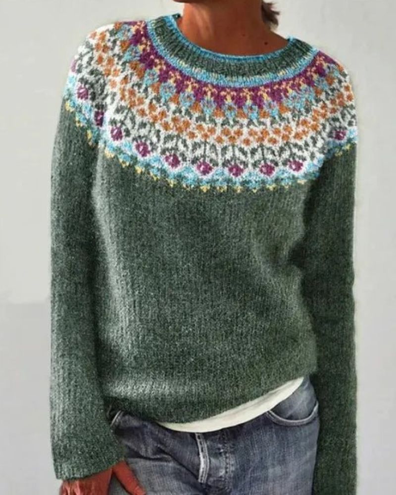 Pierina - Pull-Over Rétro Chic et Douillet