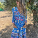 Pola – Robe Longue Colorée Bohème Chic