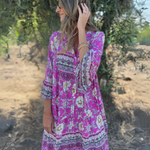 Pola – Robe Longue Colorée Bohème Chic