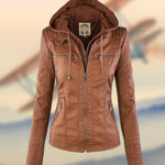 Rachelle - Veste en Cuir Raffinée et Exclusive