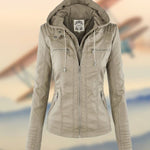 Rachelle - Veste en Cuir Raffinée et Exclusive