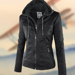 Rachelle - Veste en Cuir Raffinée et Exclusive