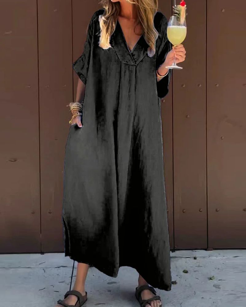 Saene – Robe Décontractée Chic en Coton
