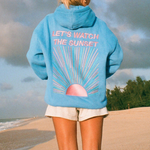 Katie - Sweat à Capuche Pour Femme Élégant “Coucher de Soleil”