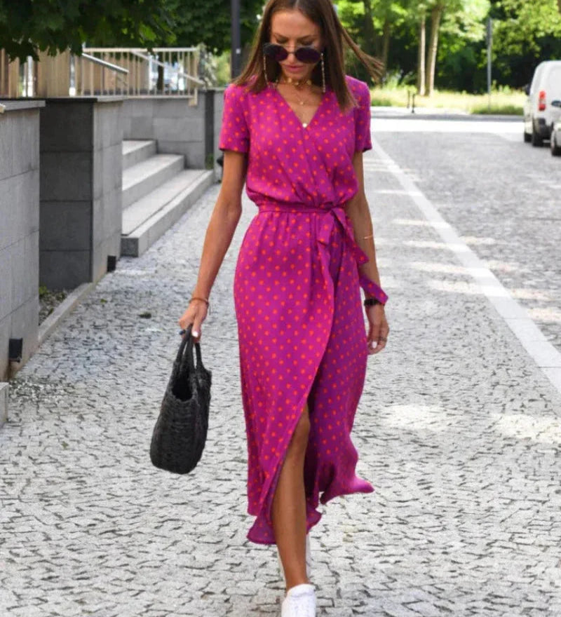 Linda - Robe Florale Élégante