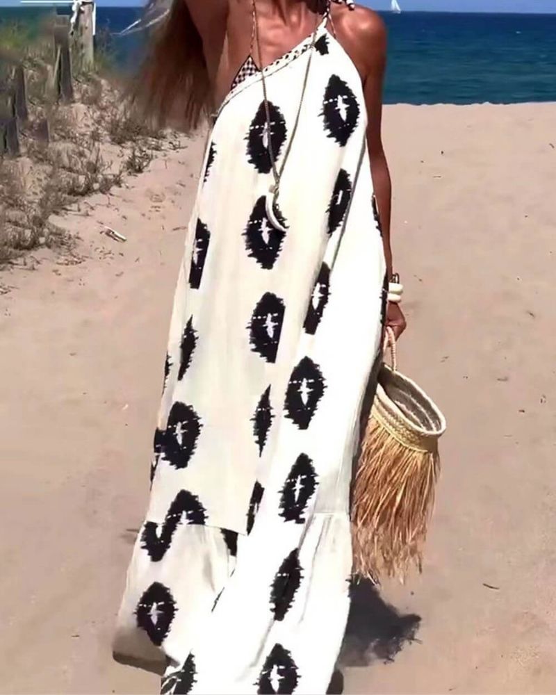 Sunshine - Robe Longue Asymétrique Élégante