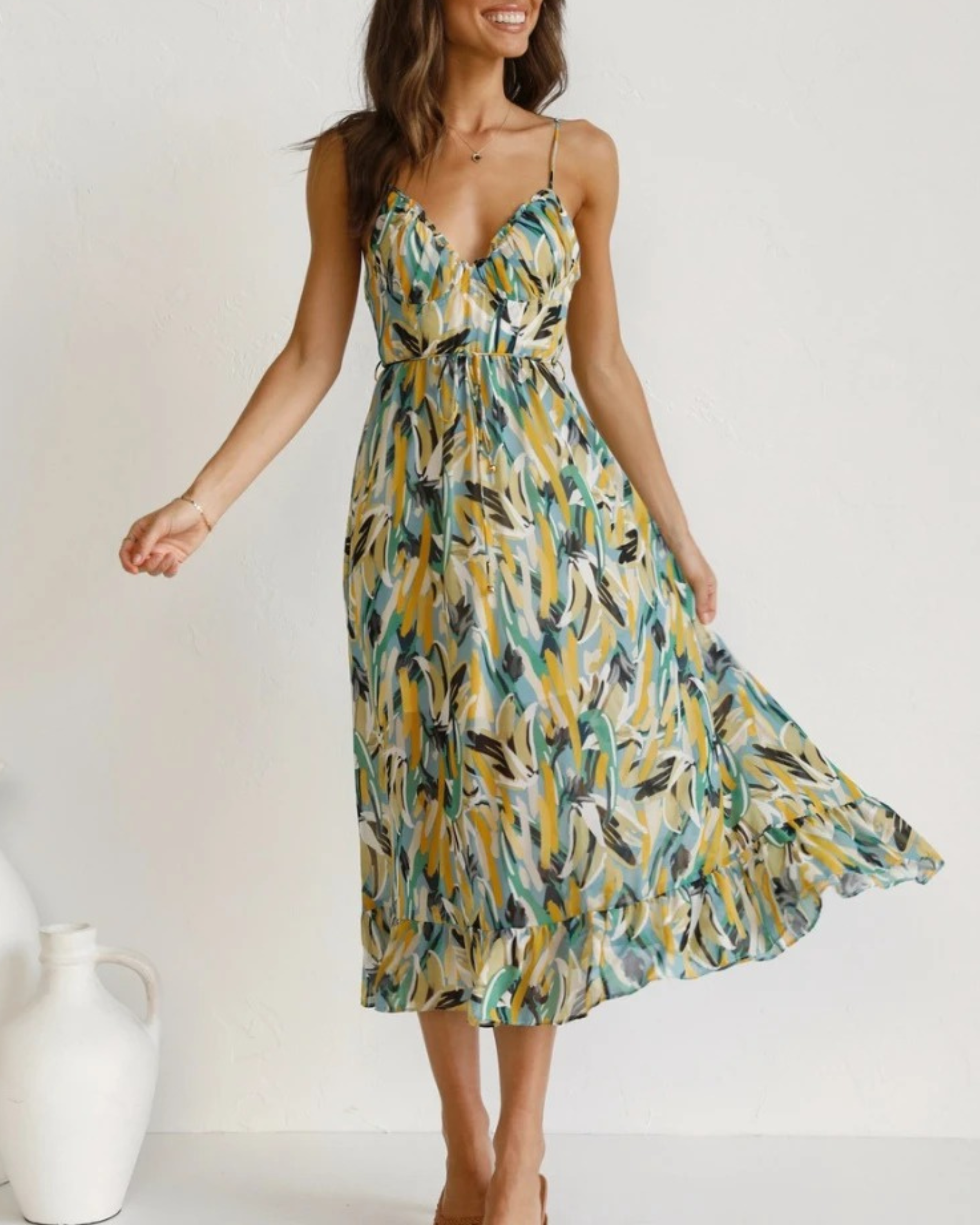 Zana - Robe Midi Colorée