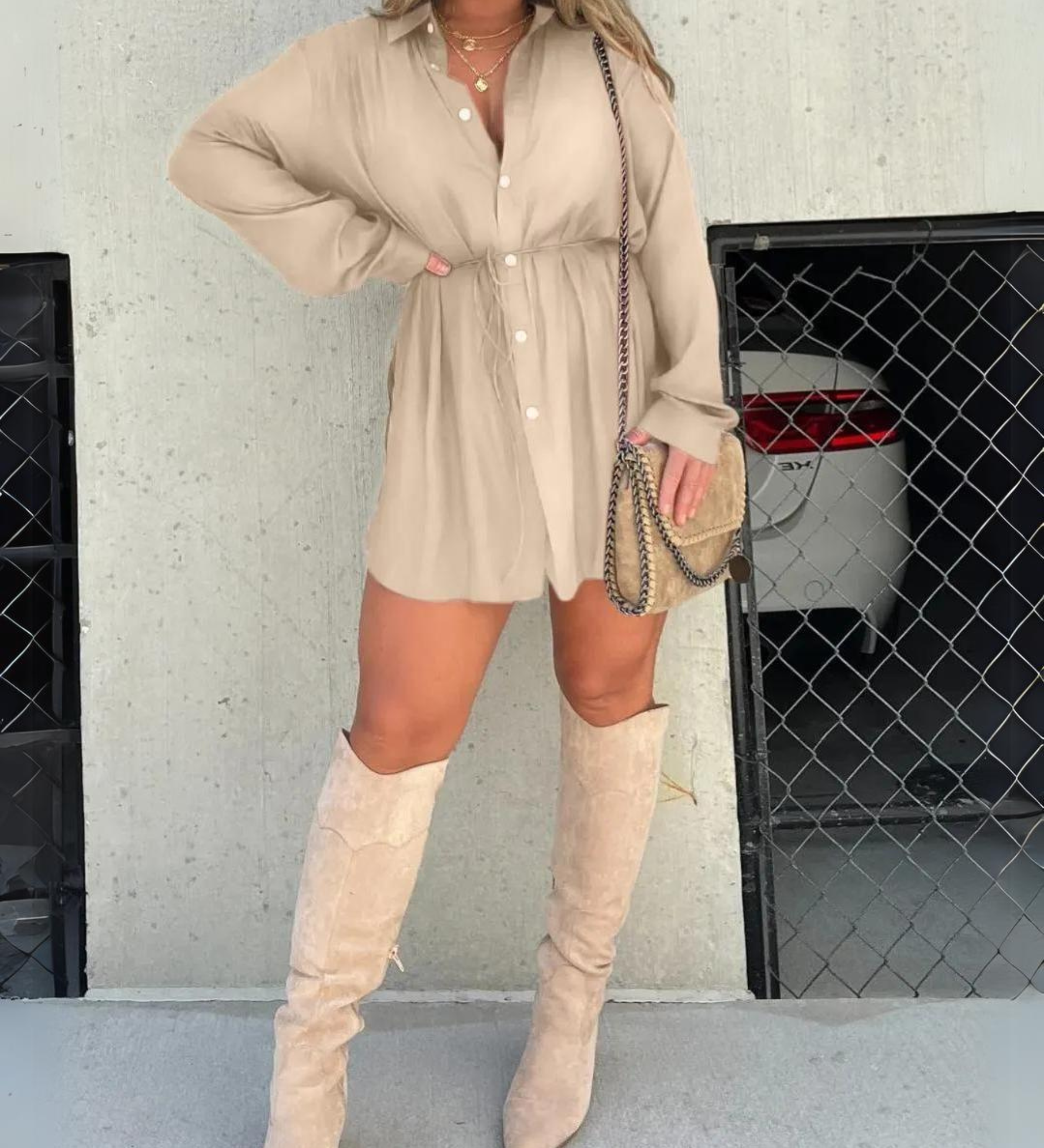 Nuits De Satin – Robe Combinaison Décontractée