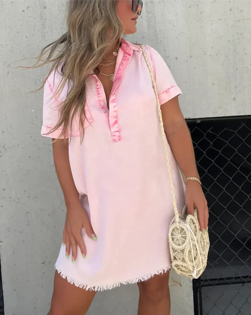 Vera - Robe Chemise En Jean