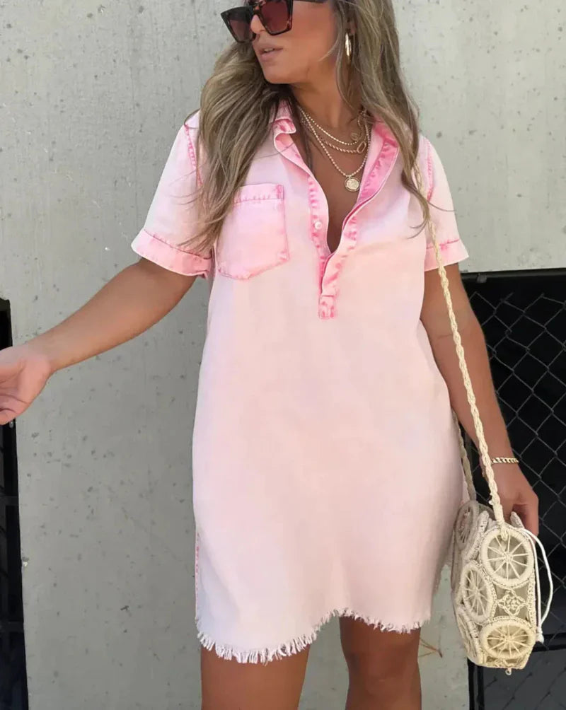 Vera - Robe Chemise En Jean